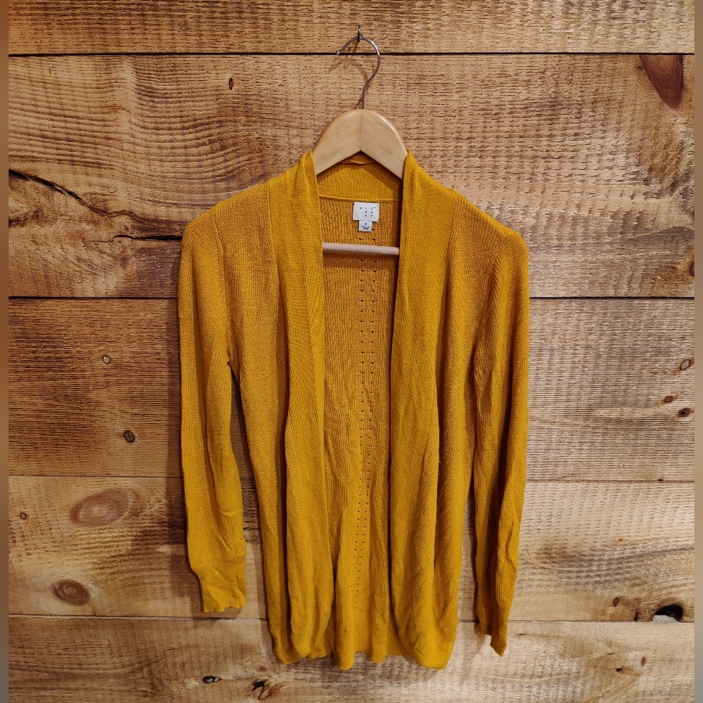Gold Knit Cardigan